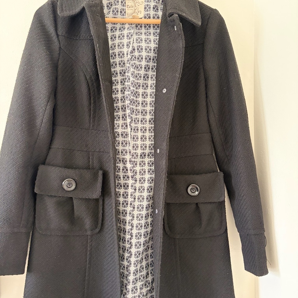 Tulle pea coat classic style - Picture 7 of 10